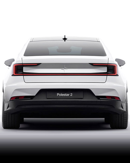 Polestar 2 rear view